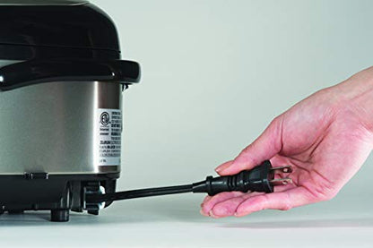 Zojirushi Rice Cooker & Warmer, 3-Cups, Stainless Black