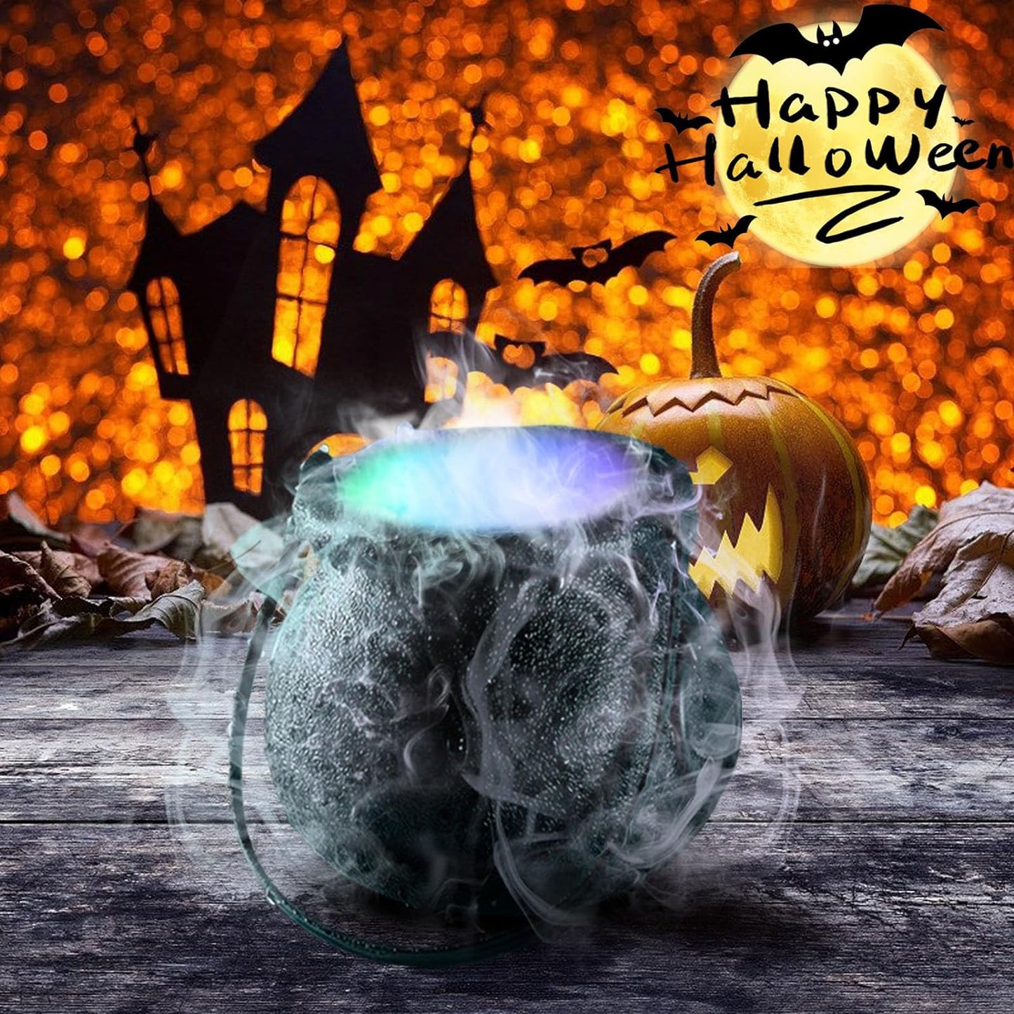 Halloween LED fog machine sprayer decoration