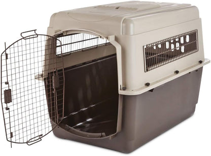 Petmate Ultra Vari Dog Kennel for Extra Large Dogs (Durable, Heavy Duty Dog Travel Crate, Made with Recycled Materials, 48 in. Long) 90 to 125 lbs, Made in USA