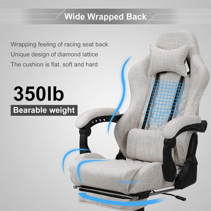 Classic PU Leather Large and Tall Ergonomic Computer Chair