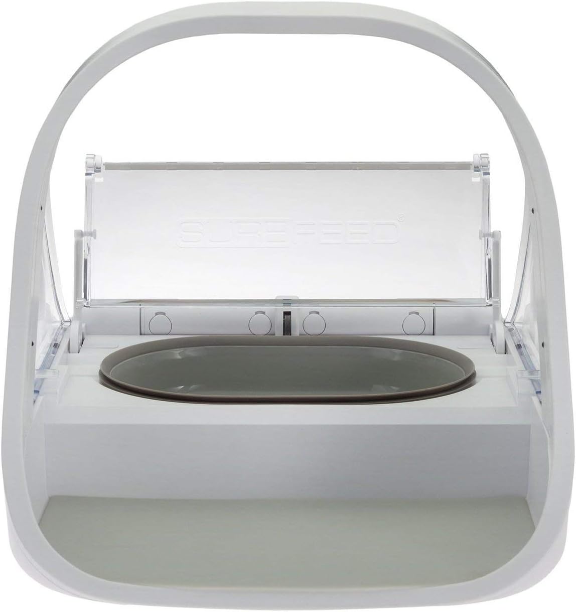 Automatic Pet Feeder -Microchip Pet Feeder - MPF001 - Suitable for Both Wet and Dry Food - Bonus eOutletDeals Pet Towel