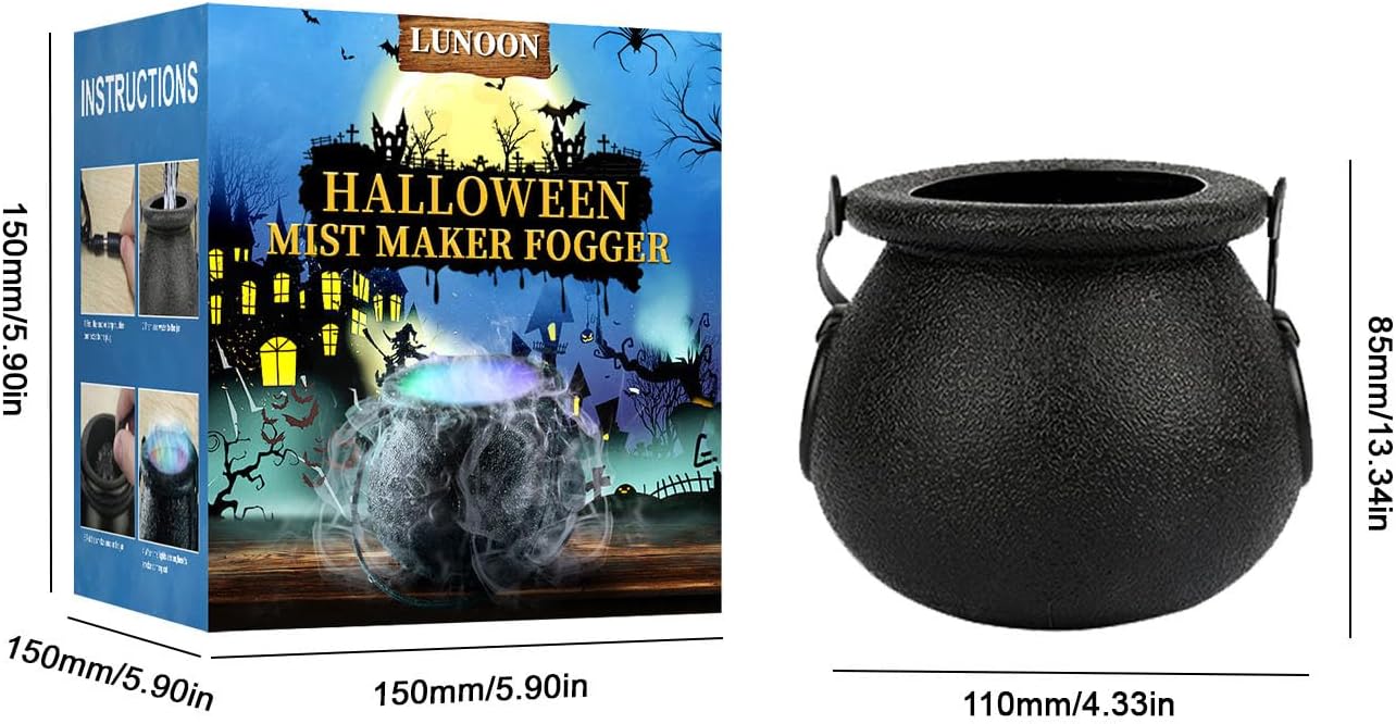 Halloween LED fog machine sprayer decoration