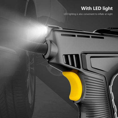 Tire Inflator Pump with Emergency LED Light - 12V