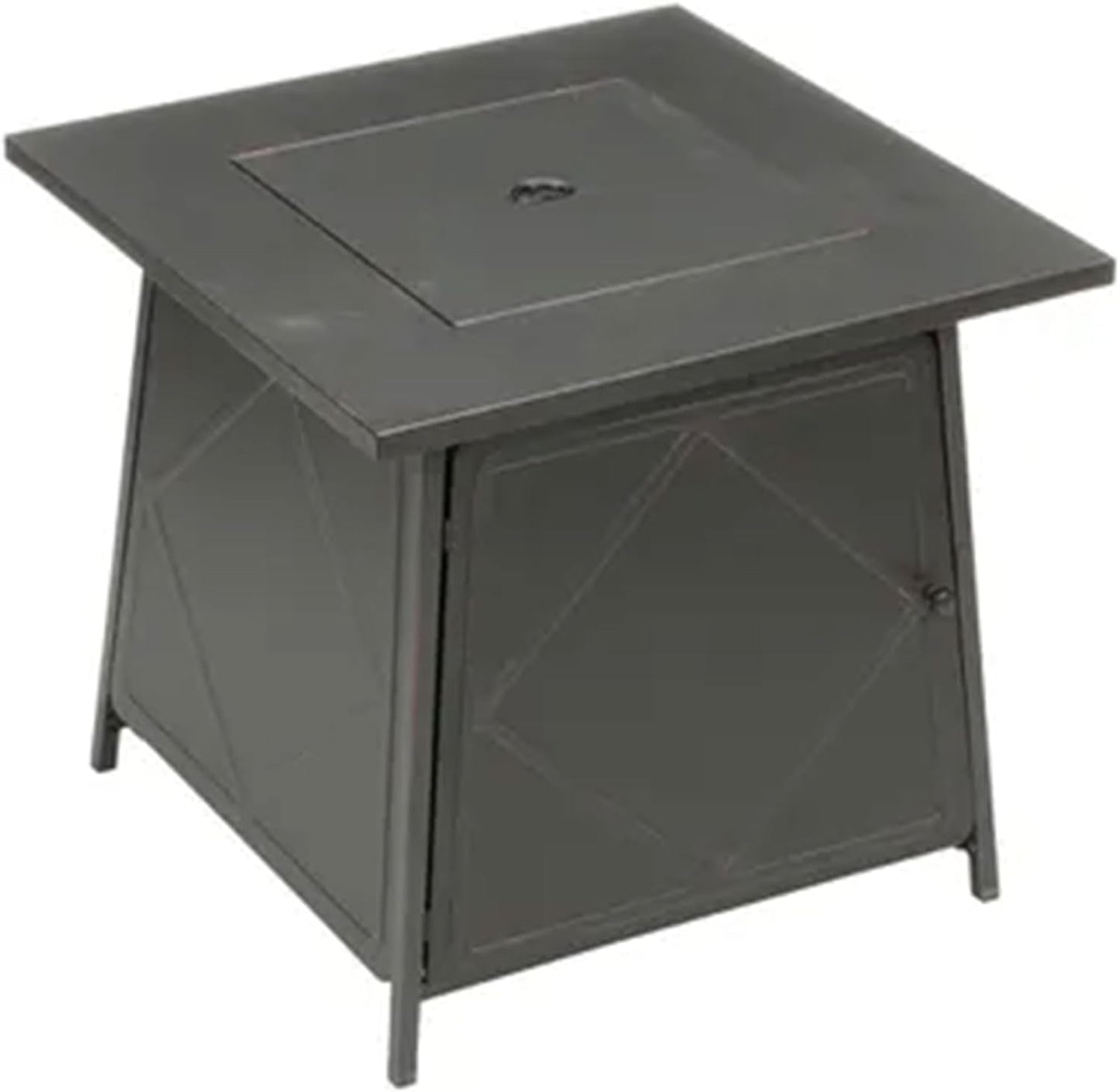 Four Seasons Patio Dual Heat 50,000 BTU Square Gas Fire Pit