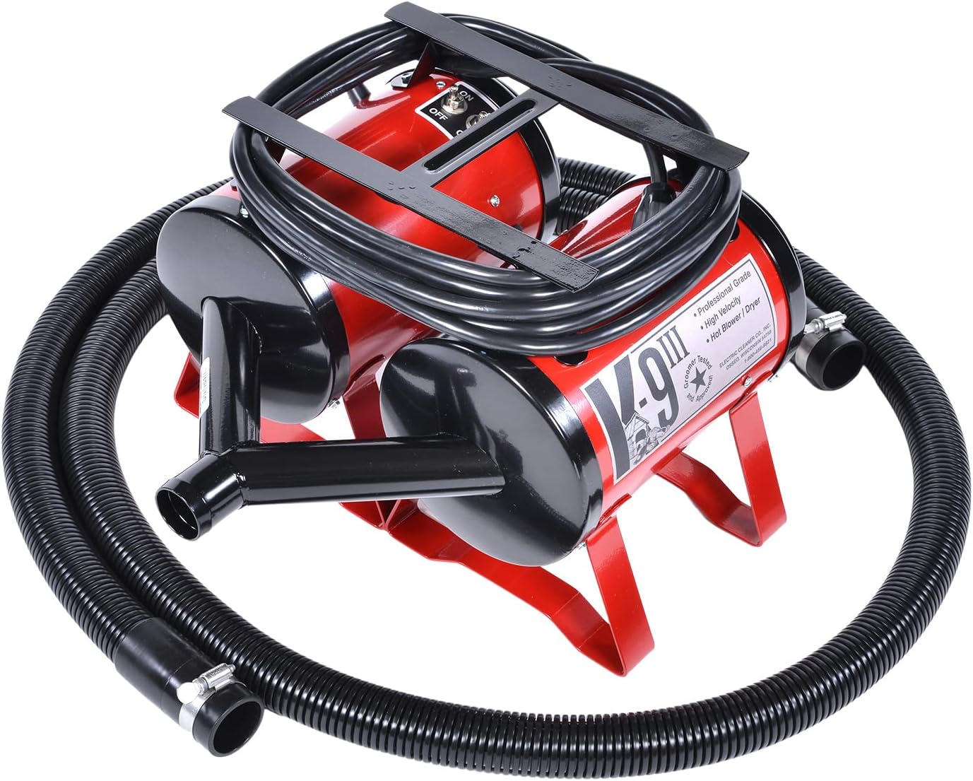 Dog Blow Dryer- Heavy Duty Durable Design with High Performance for Professional Grooming and at Home