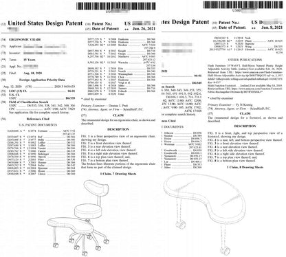 Pipersong Meditation Chair, Home Office Desk Chair, Cross Legged Chair with Lumbar Support and Adjustable Stool