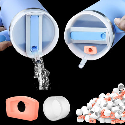 40 oz 30 oz tumbler with handle and anti-spill stopper