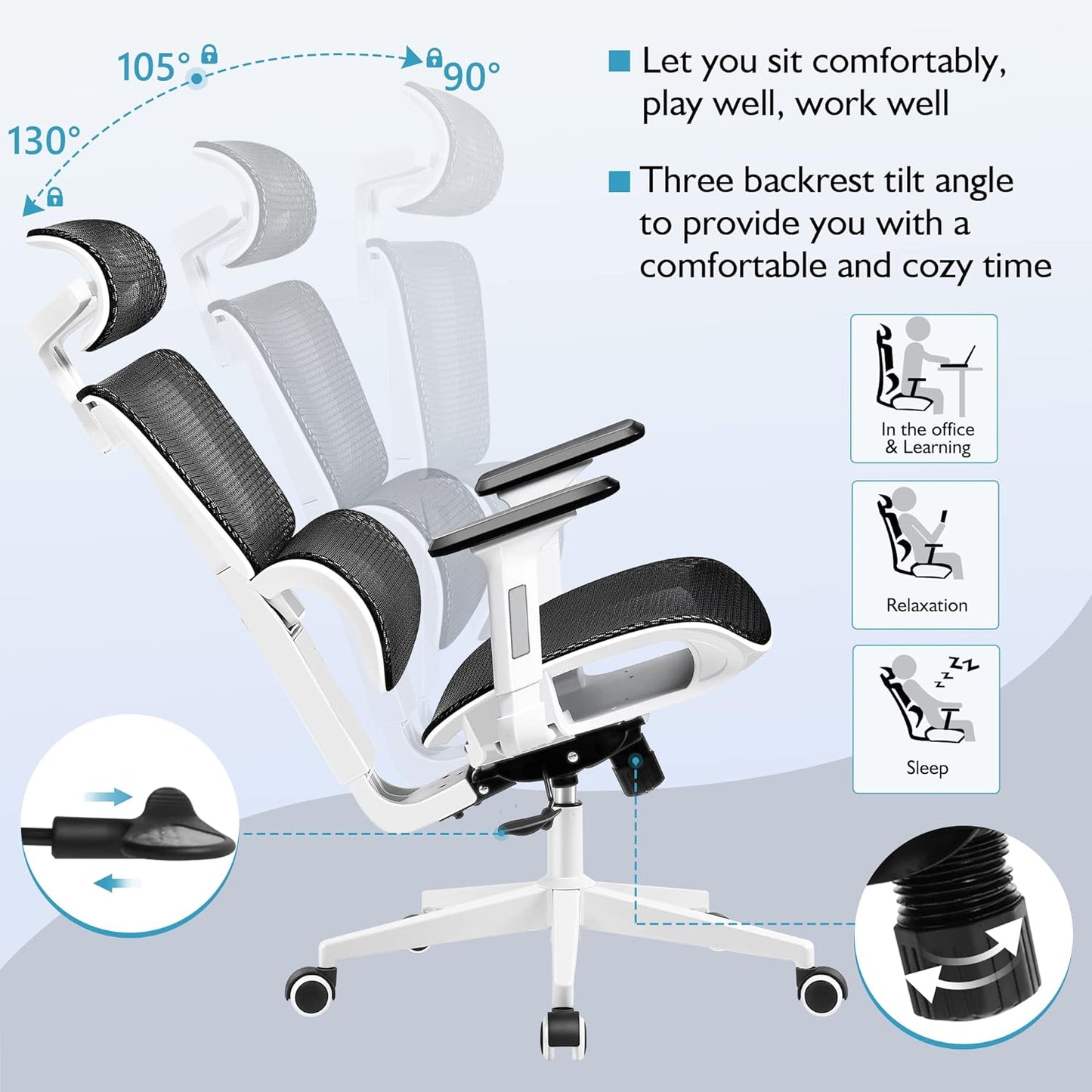 Gaming chair ergonomic office chair