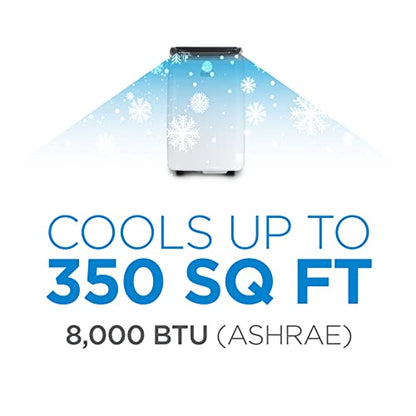 8,000 BTU Portable Air Conditioner up to 350 Sq.ft with Remote Control